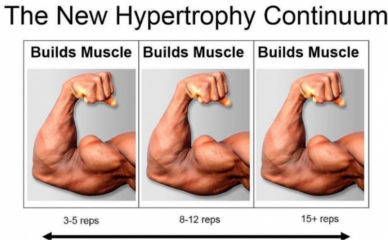 Higher loads with fewer reps or keep the load with more reps