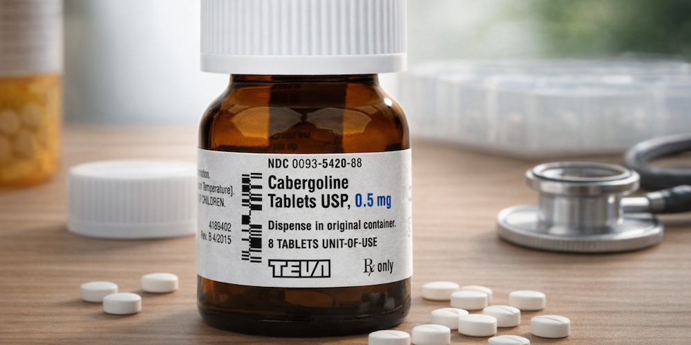 Cabergoline for prolactin management