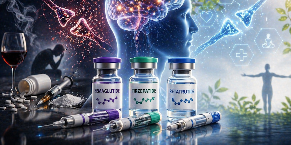GLPs as a treatment for addiction