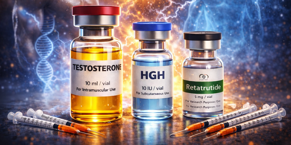 Testosterone + HGH + Retatrutide – the holy trinity